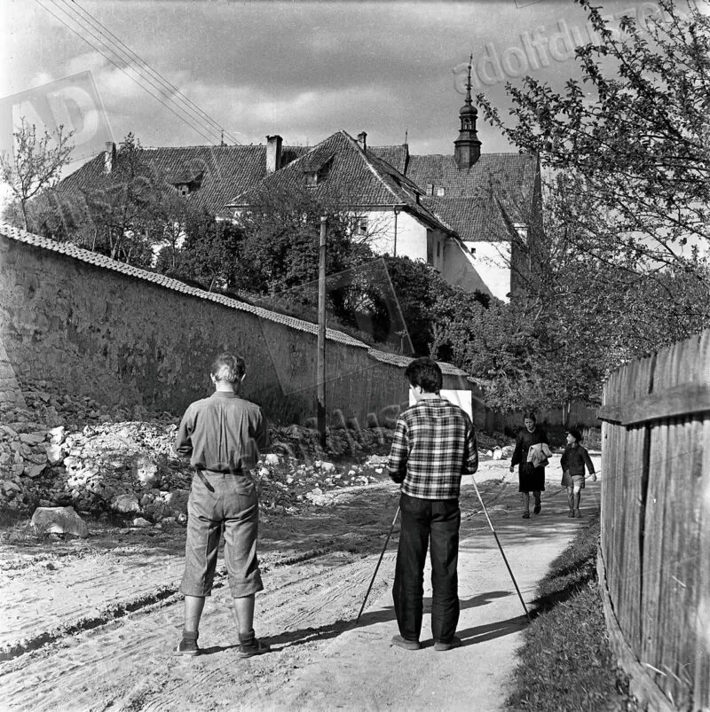 Unikalne zdjęcia autorstwa Adolfa Duszka z Kazimierza Dolnego w 1956 roku | album 1 1956-Kazimierz-03-021